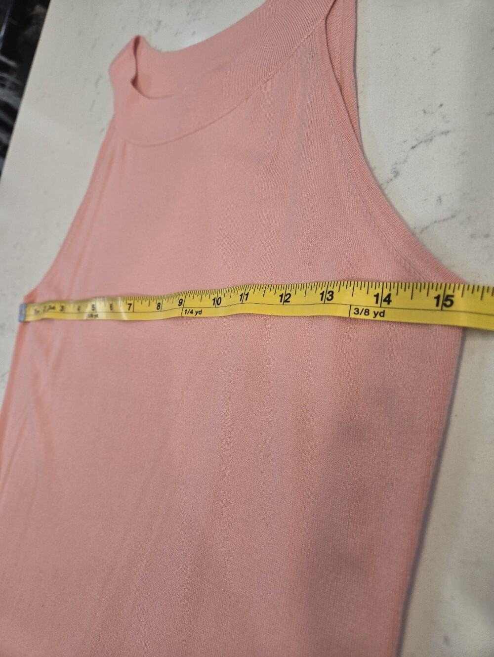 LOFT Pink Coral Sleeveless Halter Style Tank Top. Pristine Condition. - Picture 7 of 8